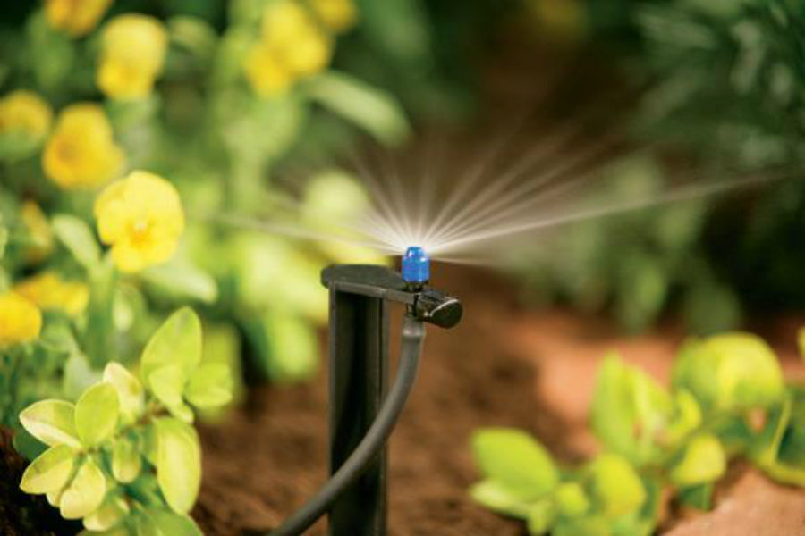 Orbit® 67137W Half Pattern Low Volume Sprinkler Head on 12" Stake