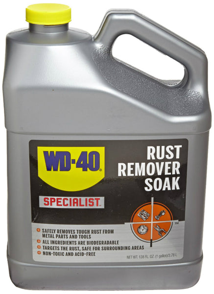 WD-40 300042 Specialist Rust Remover Soak, 1 Gallon