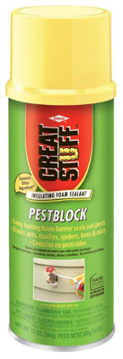 Great Stuff 11000714 Pestblock Insulating Foam Sealant, 12 oz