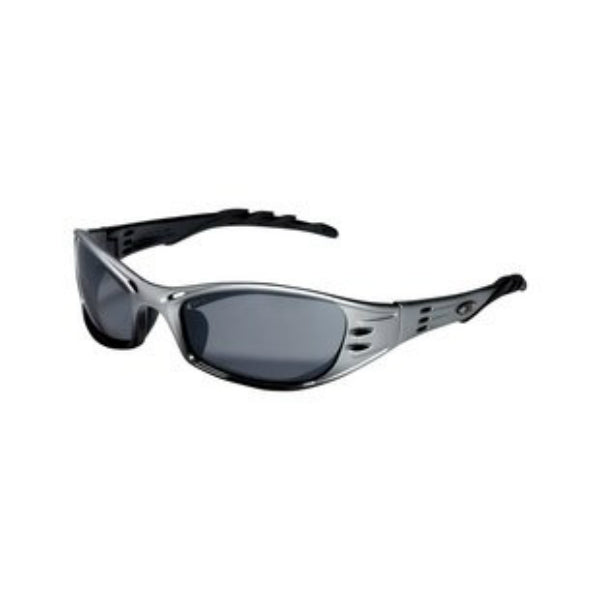 3M™ 92224-80025 Fuel™ Sport Safety Eyewear, Silver/Black Frame, Gray Mirror Lens