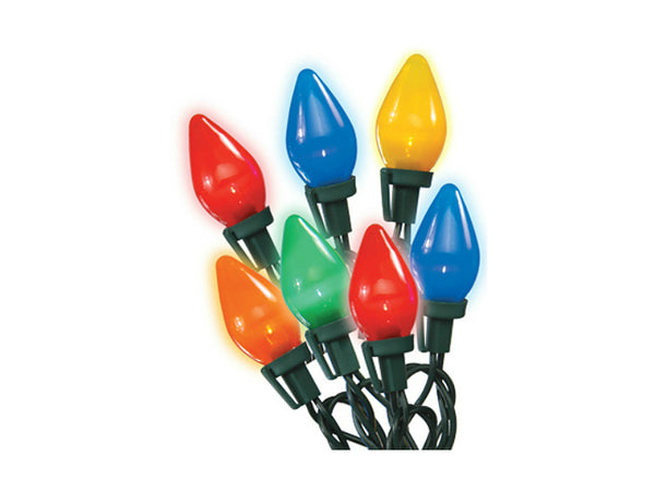 Holiday Wonderland® 11234-88 C7 LED Ceramic Replacement Bulb, Multi Color, 5-Pack