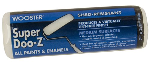Wooster® R205-7 Super Doo-Z® Medium Shed Resistant Woven Roller Cover, 3/8" Nap