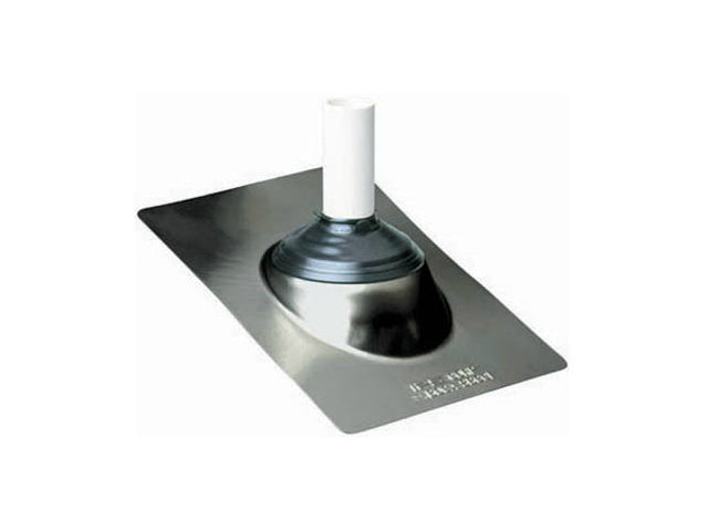 Water-Tite® 81865 Standard Hard Plastic Base Roof Flashing, 4", 24 Guage