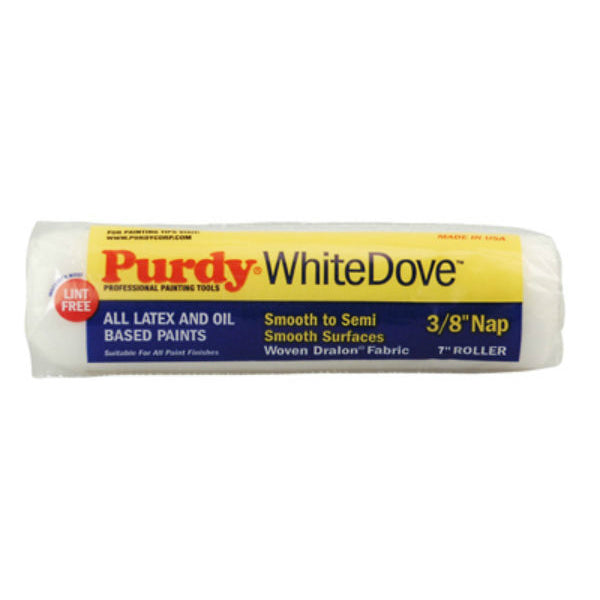 Purdy® 140670072 White Dove™ Roller Cover, 7", 3/8" Nap, 1-1/2" Core