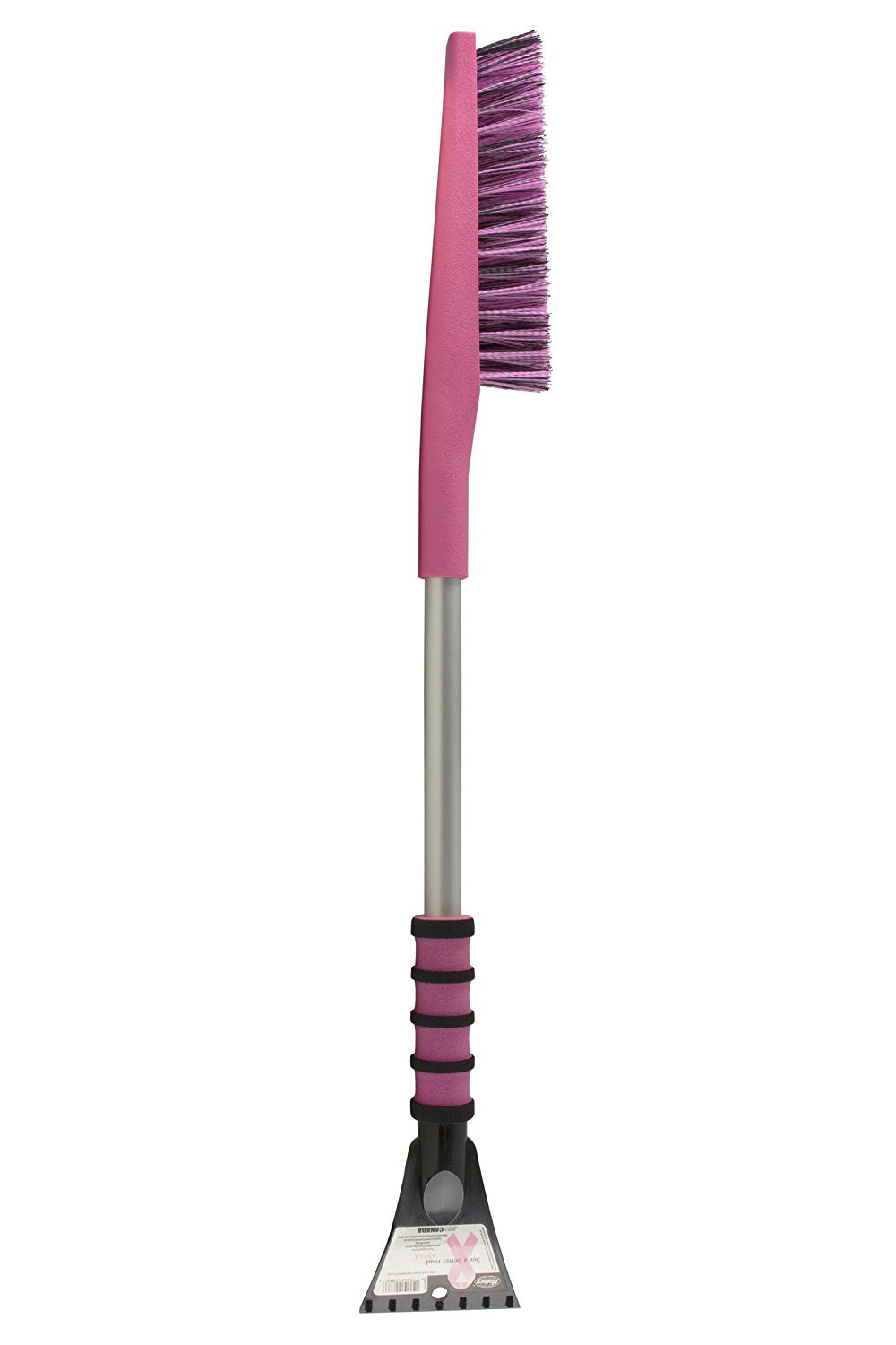 Mallory S30-886PKUS Snow Brush & Ice Scraper with Foam Grip, Pink, 31"