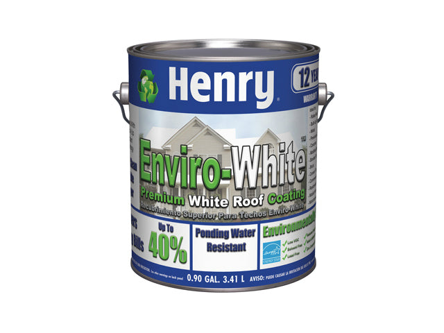 Henry® Company HE687046 Enviro-White™ Elastomeric Roof Coating, Gallon