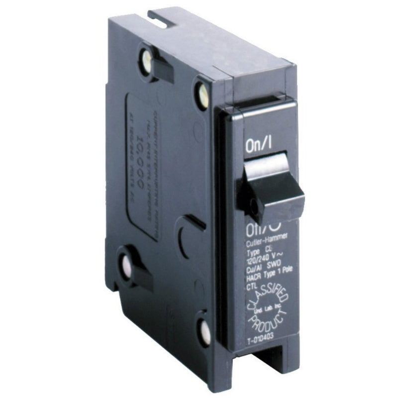 Eaton CL120CS Single Pole UL Classified Replacement Circuit Breaker, 20A, 120V