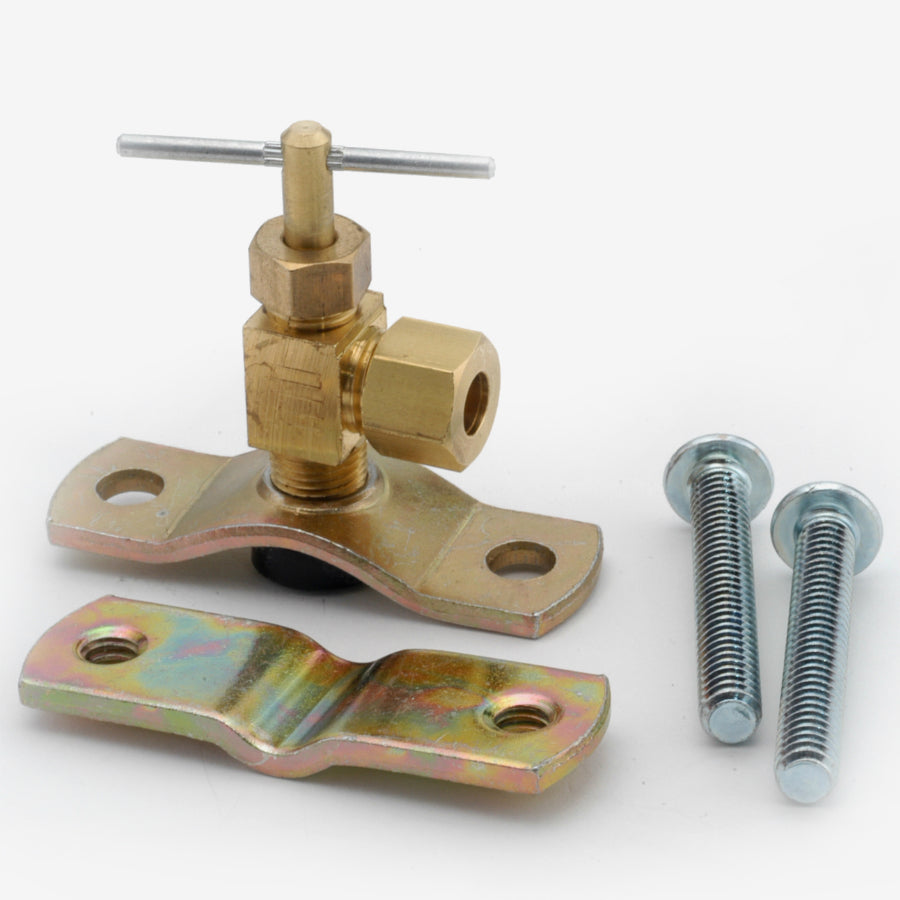 Anderson Metals 759195-04 Lead Free Compression Valve with Saddle, 1/4"