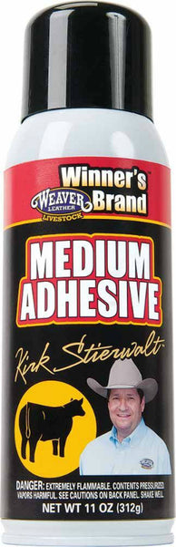 Weaver 69-2001 Livestock Kirk Stierwalt Medium Adhesive, 11 Oz