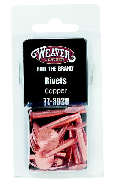 Weaver 77-3020 Copper Rivets & Burrs, Assorted, 12-Piece