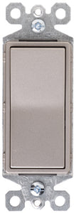 Pass & Seymour 3-Way Premium Decorator Switch, 15A, Nickel