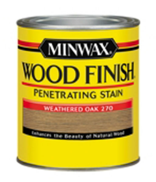 Minwax® 227604444 Wood Finish™ Penetrating Stain, Weathered Oak (270), 1/2 Pt