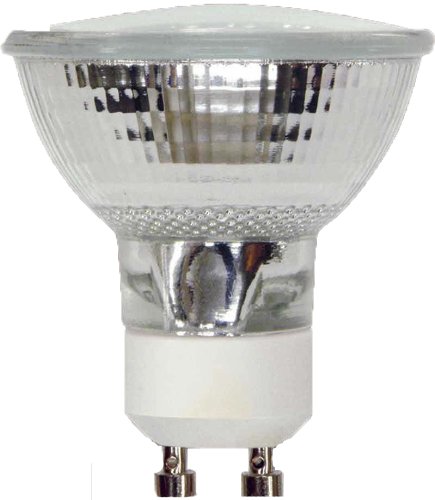 GE Lighting 61142 Quartz Halogen MR16 with GU10 Base Floodlight Bulb, 35W, 3-Pk