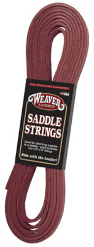 Weaver 30-1727 Saddle String Handy Pack, Burgundy, 1/2" x 72"