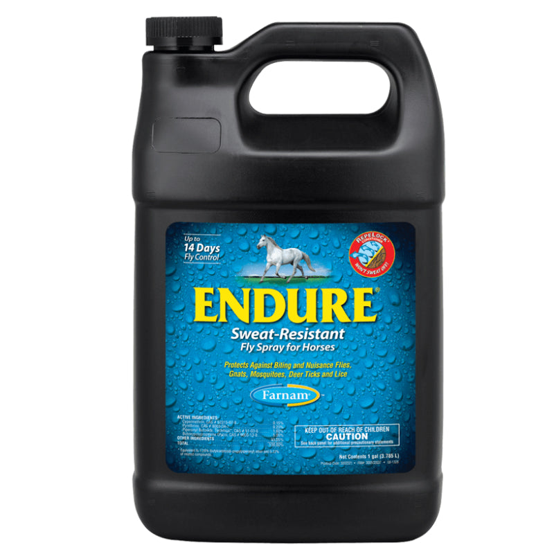 Farnam® 3002221 Endure® Sweat-Resistant Fly Spray for Horses, 1 Gallon