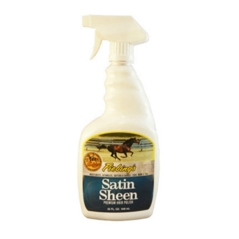 Fiebing’s SATN00P032Z Satin Sheen Premium Hair Polish for Horses, 32 Oz