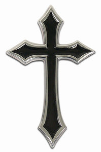 Custom Accessories 98070 Stick-On Auto Emblem, Cross