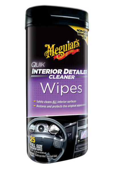 Meguiar's® G13600 Quik Interior Detailer™ Wipes, 25-Count