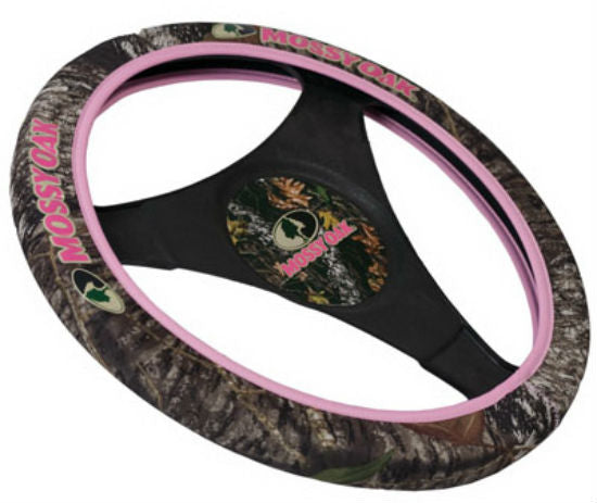 Mossy Oak® MSW4404 Neoprene Camouflage Steering Wheel Cover, Pink
