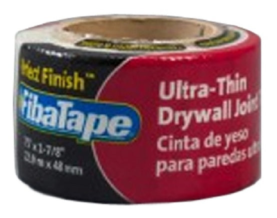 FibaTape® FDW8657-U Self Adhesive Perfect Finish Ultra Thin Drywall Tape, White