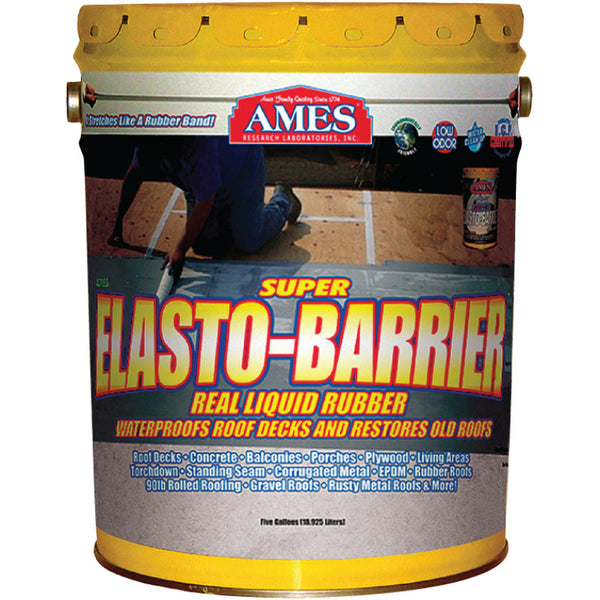 Ames® Research SEB5 Super Elasto-Barrier™ Water Base Primer, 5 Gallon, Gray