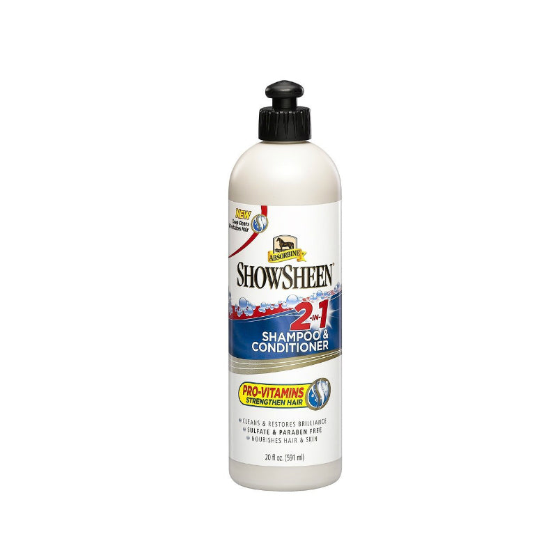 Absorbine 428969 ShowSheen 2-In-1 Horse Shampoo & Conditioner, 20 Oz