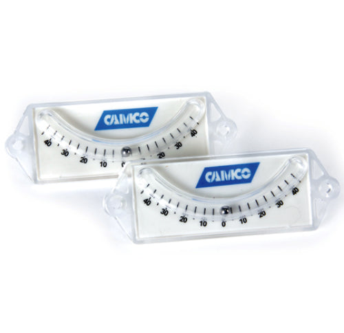 Camco 25553 RV Precision Curved Ball Level, 2-Pack
