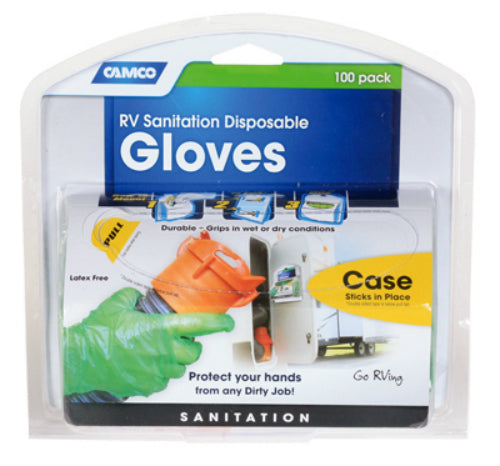 Camco 40285 RV Sanitation Disposable Dump Gloves, 100 pk