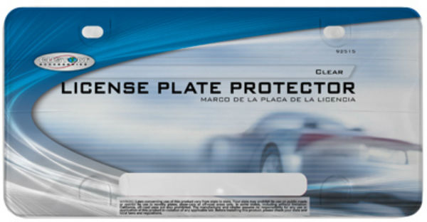 Custom Accessories 92515 License Plate Protector, Clear