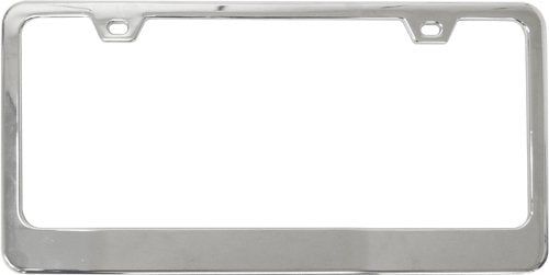 Custom Accessories 92871 Classic Style Metal License Plate Frame, Chrome