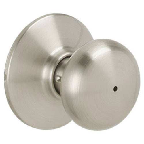 Schlage F40VPLY619 Plymouth Design Privacy Lockset Knob, Satin Nickel