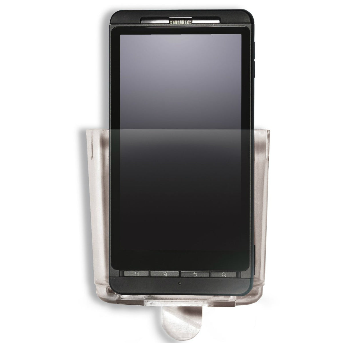 Command HOM-17 Smart Phone Station with Strips, Clear, 1-caddy  & 2-strips