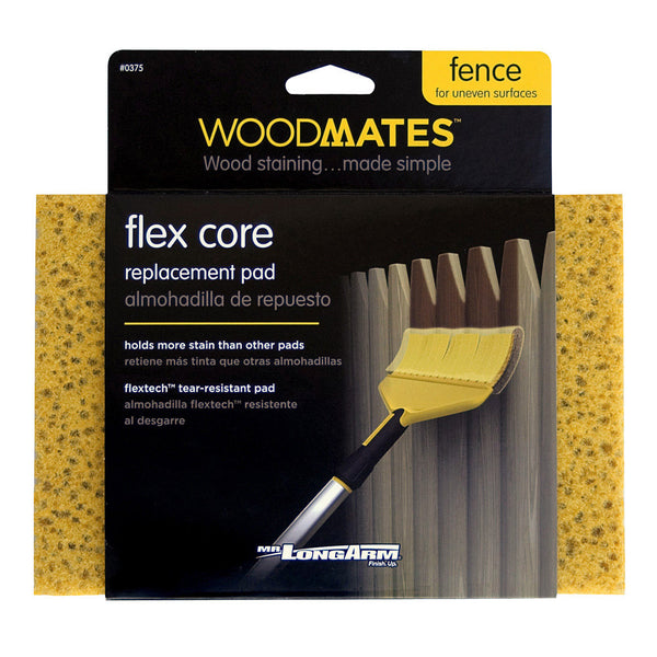 Mr LongArm® 0375 Woodmates® Flex Core Stain Replacement Pad, 9"