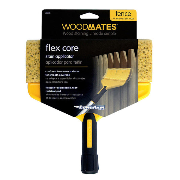 Mr LongArm® 0370 Woodmates® Flex Core Stain Applicator, 9"
