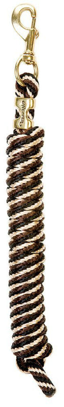 Weaver 35-2100-W15 Braided Poly Lead Rope with a Solid Brass 225 Snap, 5/8" x 10'