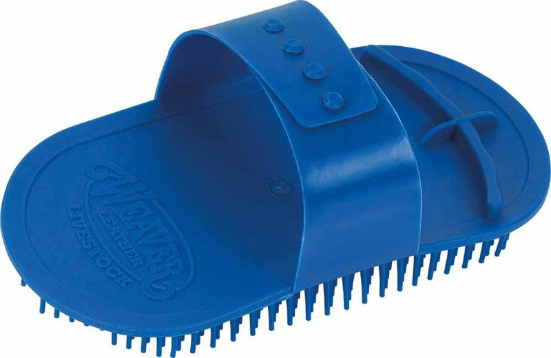 Weaver 69-6005-BL Livestock Massage Brush, Blue, 4"W x 4-1/2"