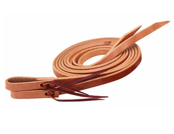 Weaver CD-1505 Single-Ply Heavy Russet Harness Split Reins, 5/8" x 7'