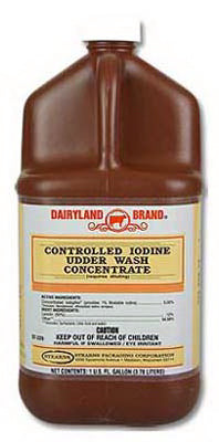 Dairyland ST0220-DB-TL35 Iodine Udder Wash, Gallon