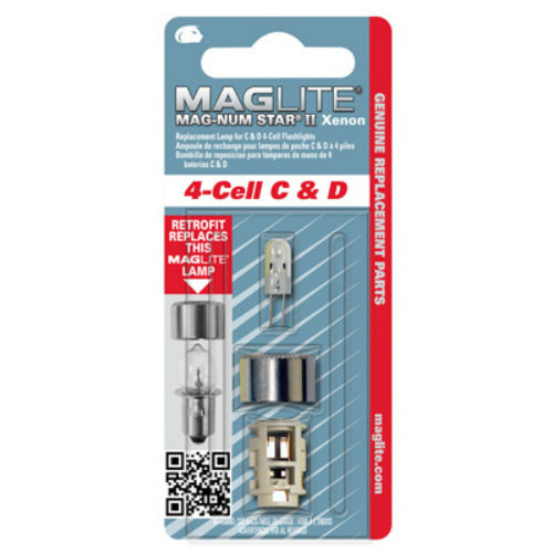 Maglite LMXA401 Magnum Star II Xenon Replacement Lamp for C & D Flashlight