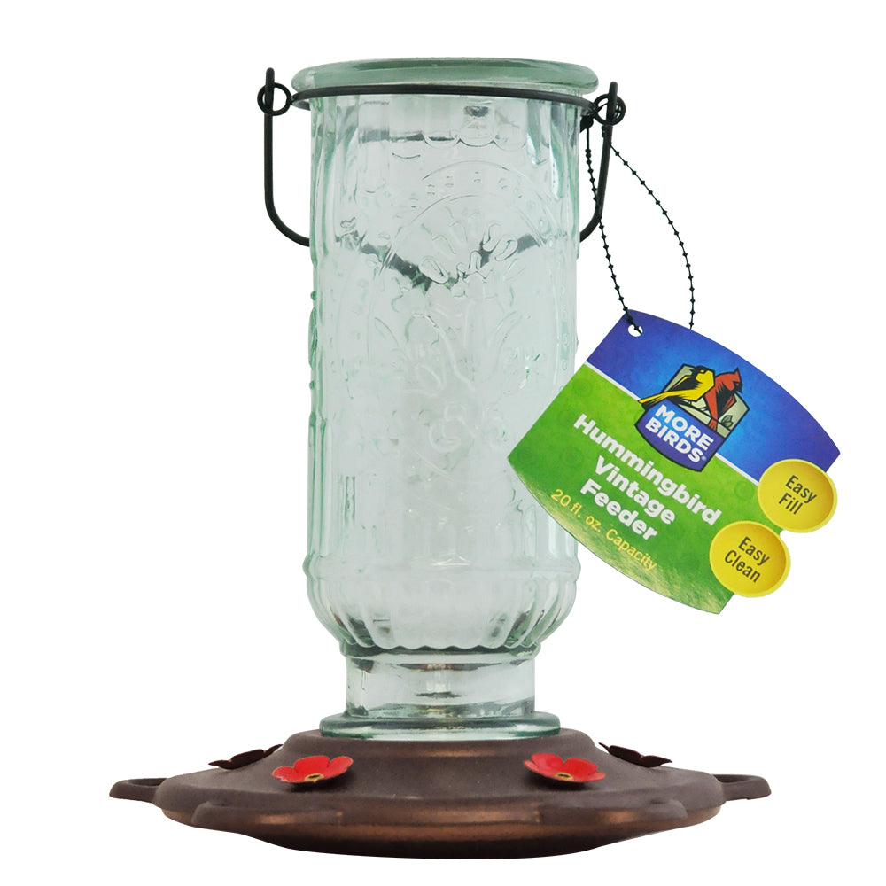 More Birds™ 39 Vintage Hummingbird Feeder with 5 Feeding Ports, 20 Oz Capacity