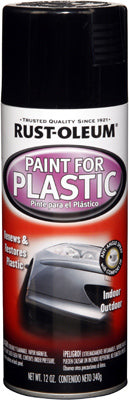 Rust-Oleum® 248649 Automotive Spray Paint for Plastic, 12 Oz, Black