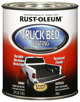 Rust-Oleum® 248915 Automotive Truck Bed Coating, 1 Qt, Black