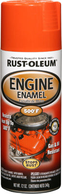 Rust-Oleum® 248941 Automotive Engine Enamel, 12 Oz, Chevy Orange