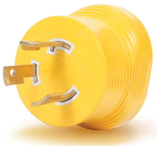 Camco 55333 Three and four prong Generator Adapter, 30A Male To 30A Female