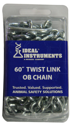 Neogen 3101 Zinc-Plated Chain With An Added Rust Inhibitor, 60"