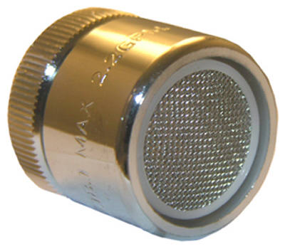 Lasco Brass Aerator 13/16"x27, Chrome Plated