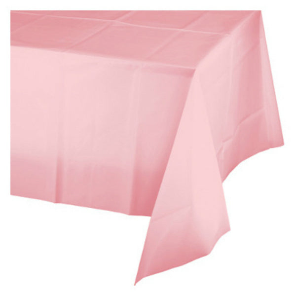 Creative Converting™ 014016 Plastic Banquet Table Cover, Classic Pink, 54"x108"