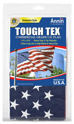 Annin Flagmakers 182004 Tough Tex US Flag, 4'x6'
