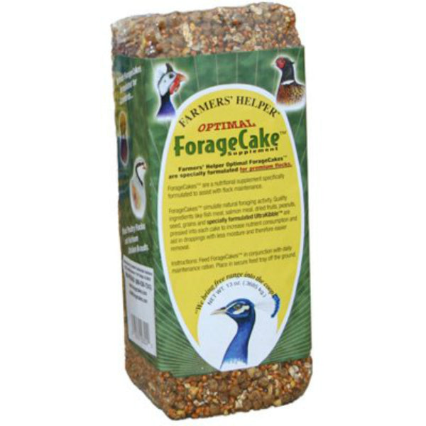 Farmers’ Helper™ 08302 Optimal ForageCake™ for Mixed Flocks, 13 Oz