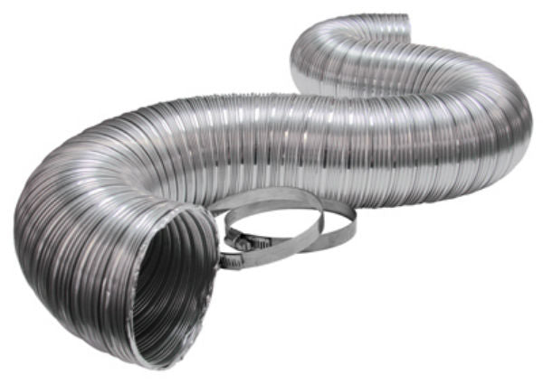 Lambro 3120ULC Transition Duct with 2 Worm Gear Clamps, 4' x 8'